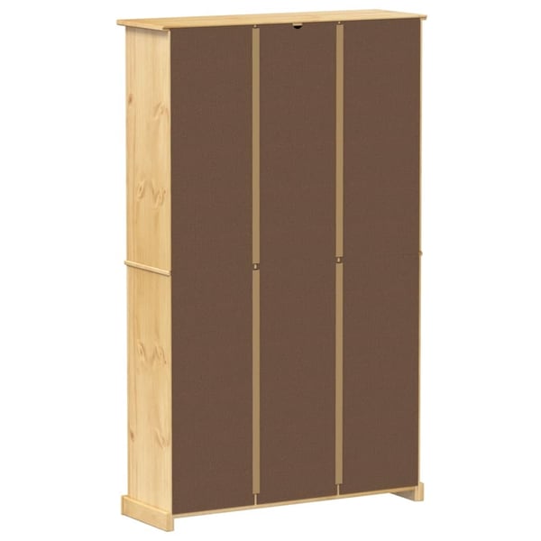 vidaXL Skoskap Corona 99x32x163,5 cm heltre furu