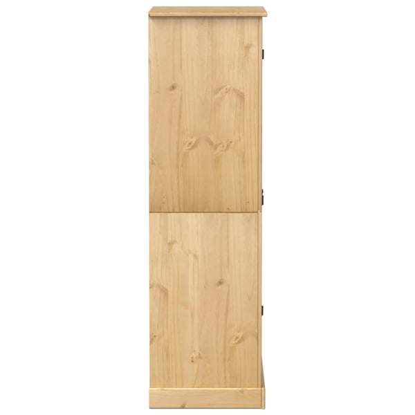 vidaXL Garderobe Corona 76x50x170 cm heltre furu