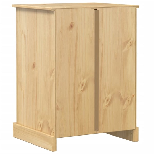 vidaXL HiFi-kaappi Corona 60x50x82 cm täysi mänty