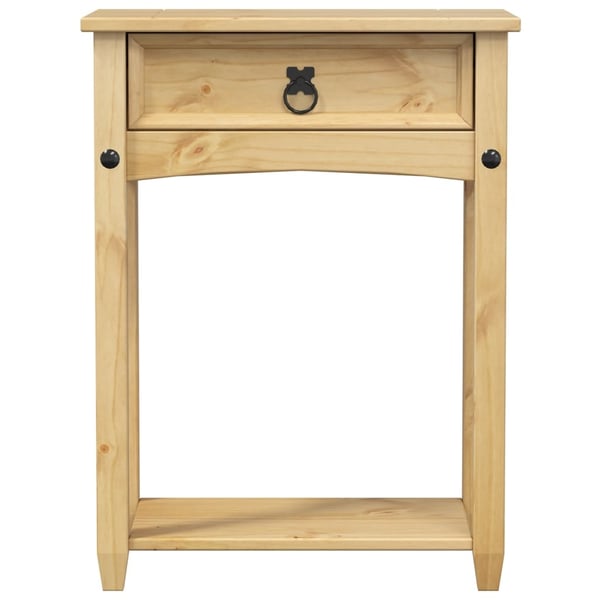vidaXL konsolbord Corona 55x35x73 cm massivt fyrretræ