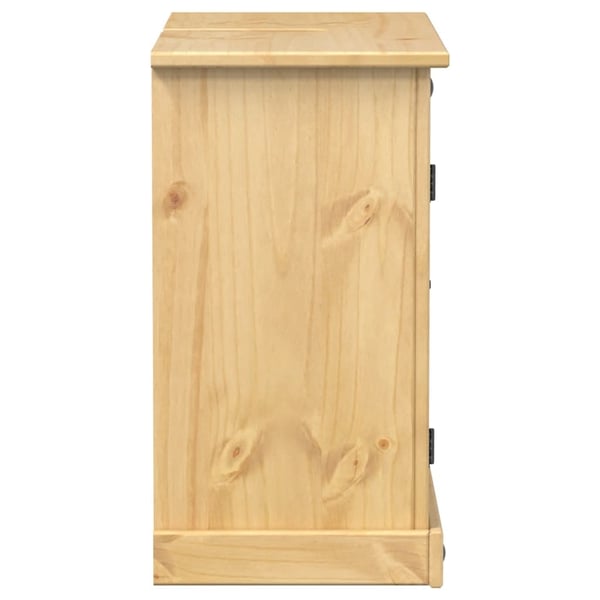 vidaXL underskab til vask Corona 73x33x60 cm massivt fyrretræ
