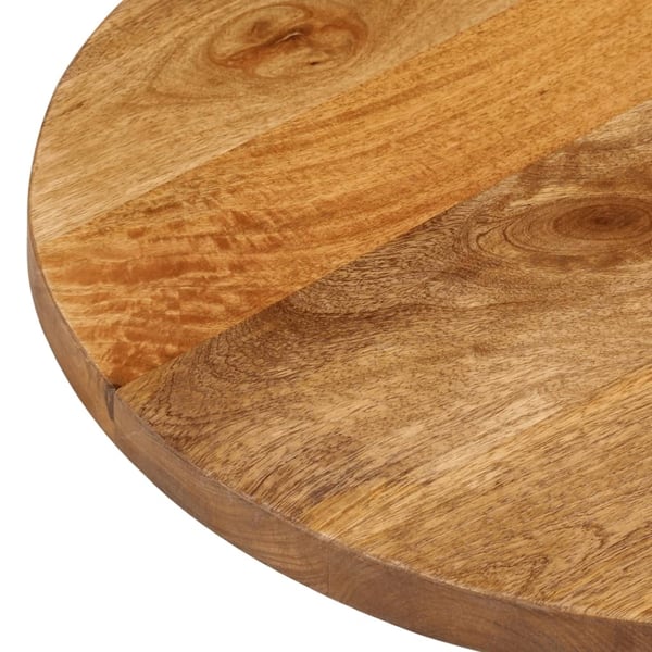 vidaXL bordplade 90x40x2,5 cm oval massivt mangotræ
