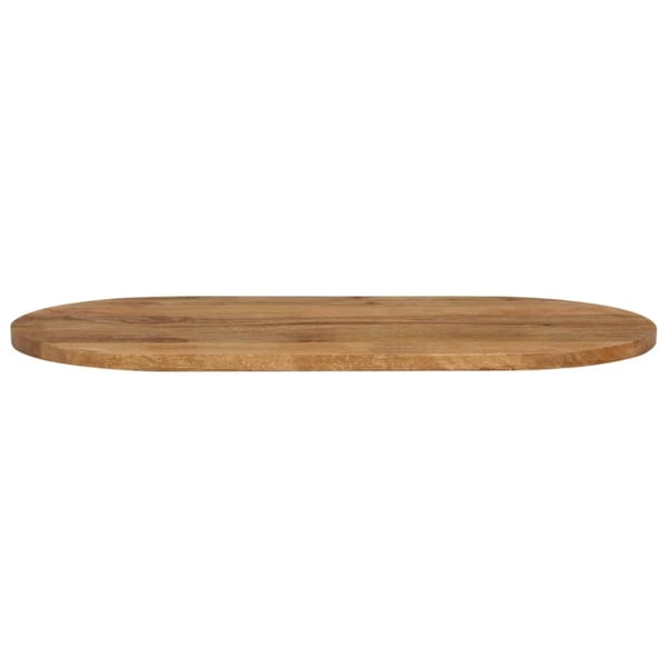 vidaXL Bordplate 120x60x3,8 cm oval heltre mango