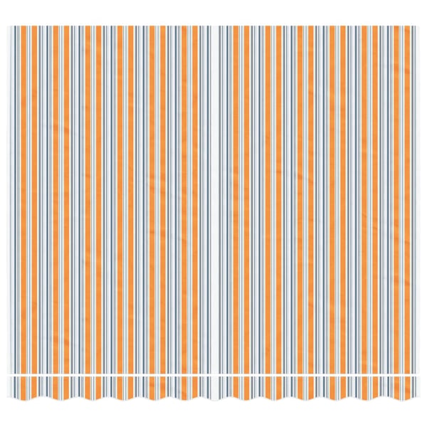 vidaXL Erstatningsduk for markise flerfarget stripe 3x2,5 m