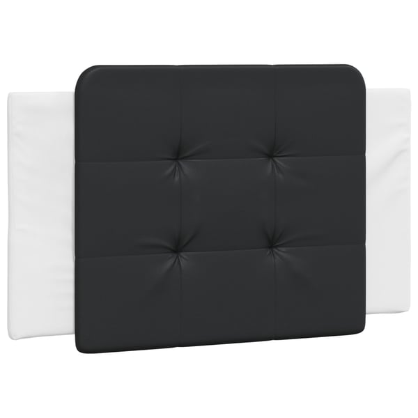 vidaXL sengeramme med LED uden madras Zadar 100x200 cm hvid og sort