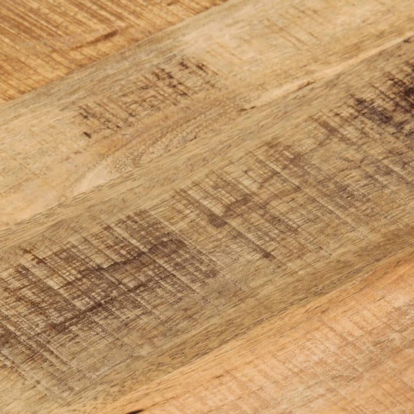 vidaXL bordplade Ø50x2,5 cm rund massivt ru mangotræ