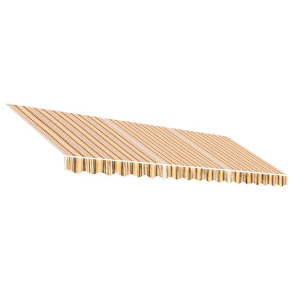 vidaXL Erstatningsduk for markise flerfarget stripe 4,5x3 m