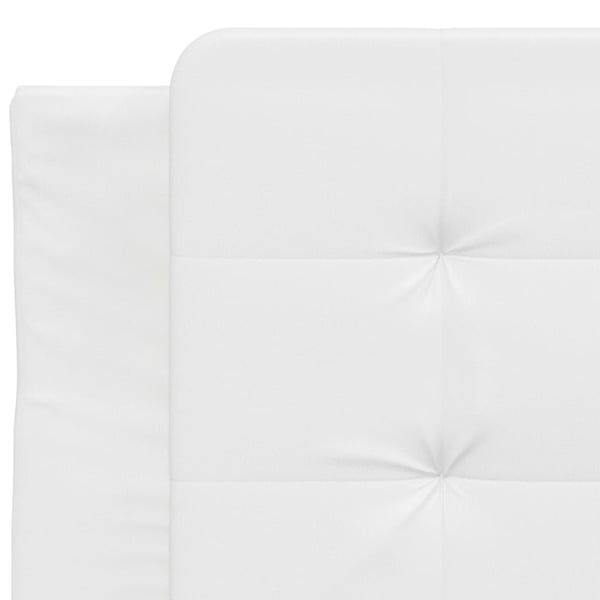 vidaXL sengeramme med LED uden madras Zadar 100x200 cm hvid