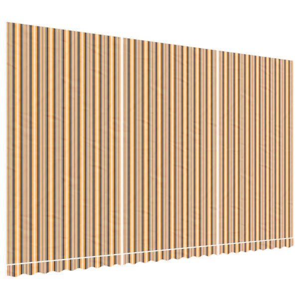 vidaXL Erstatningsduk for markise flerfarget stripe 6x3,5 m
