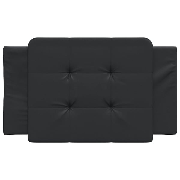 vidaXL gavlpude Zadar 90 cm kunstlæder sort