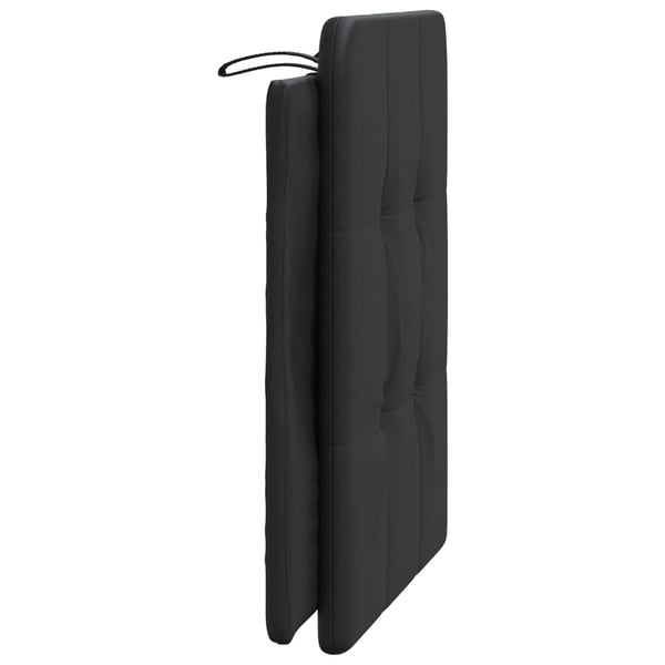 vidaXL gavlpude Zadar 90 cm kunstlæder sort