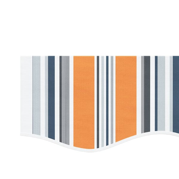 vidaXL Erstatningsduk for markise flerfarget stripe 4,5x3 m