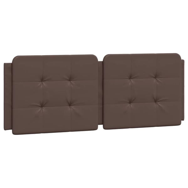 vidaXL gavlpude Zadar 120 cm kunstlæder brun
