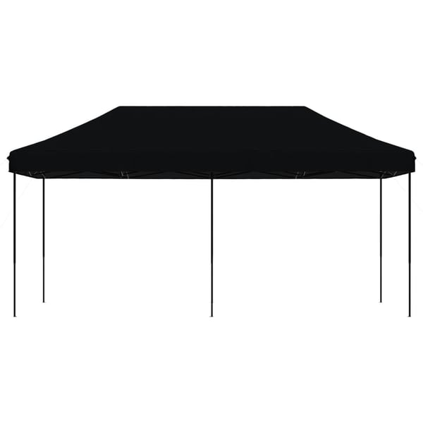 vidaXL foldbart pop up-festtelt 580x292x315 cm sort