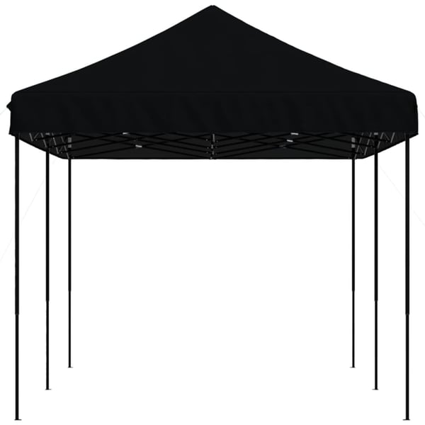 vidaXL foldbart pop up-festtelt 580x292x315 cm sort