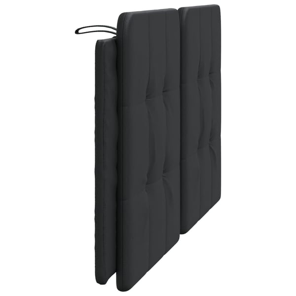 vidaXL gavlpude Zadar 160 cm kunstlæder sort