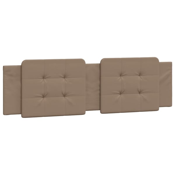 vidaXL gavlpude Zadar 180 cm kunstlæder cappuccinofarvet