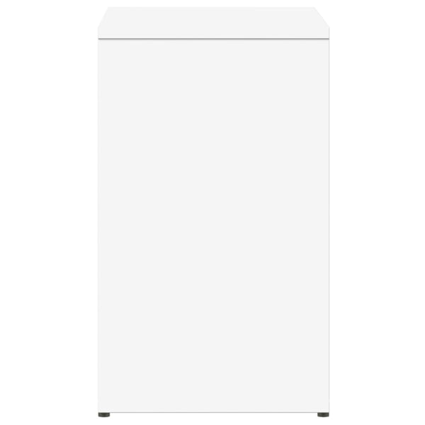 vidaXL Sidebord 2 stk hvit 50x30x50 cm konstruert tre