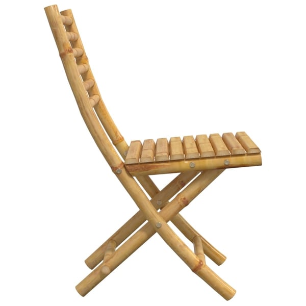 vidaXL Sammenleggbare hagestoler 6 stk 43x54x88 cm bambus