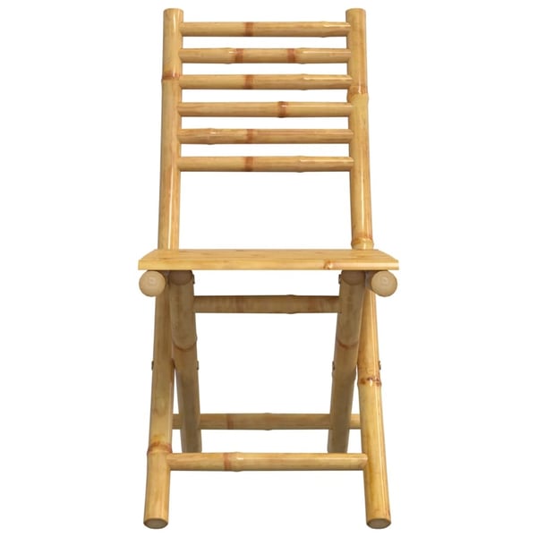 vidaXL Sammenleggbare hagestoler 6 stk 43x54x88 cm bambus