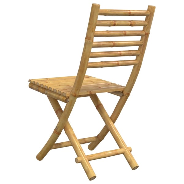 vidaXL Sammenleggbare hagestoler 8 stk 43x54x88 cm bambus