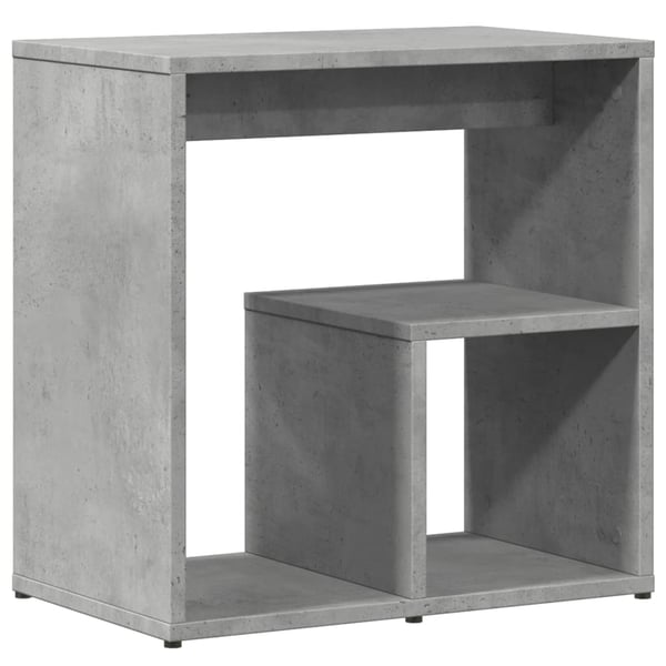 vidaXL Sivupöydät 2 kpl betoninharmaa 50x30x50 cm tekninen puu