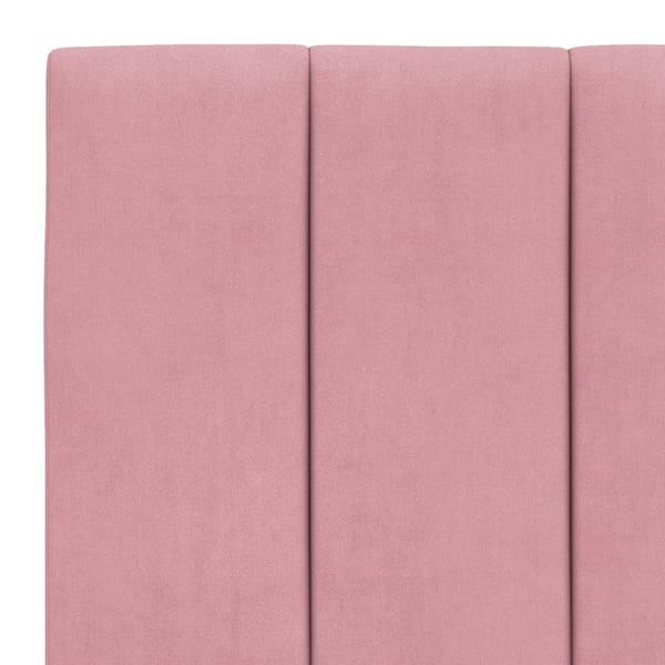 vidaXL Bed with Mattress "Hanko" Pink 80x200 cm Velvet
