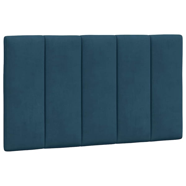 vidaXL seng med madras Hanko 90x200 cm velour blå