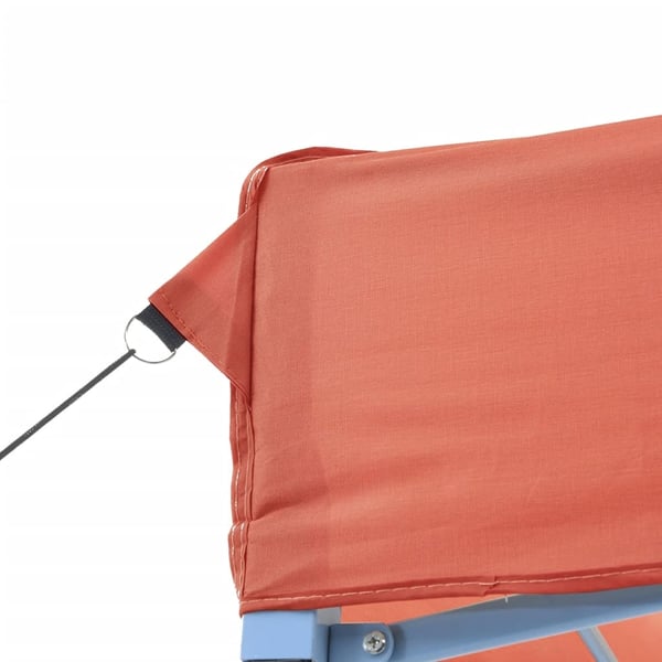 vidaXL pop op-festtelt 200x200x306 cm foldbart terracottafarvet