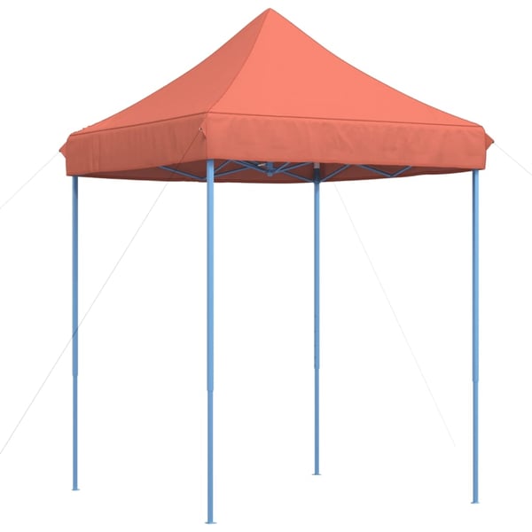 vidaXL pop op-festtelt 200x200x306 cm foldbart terracottafarvet