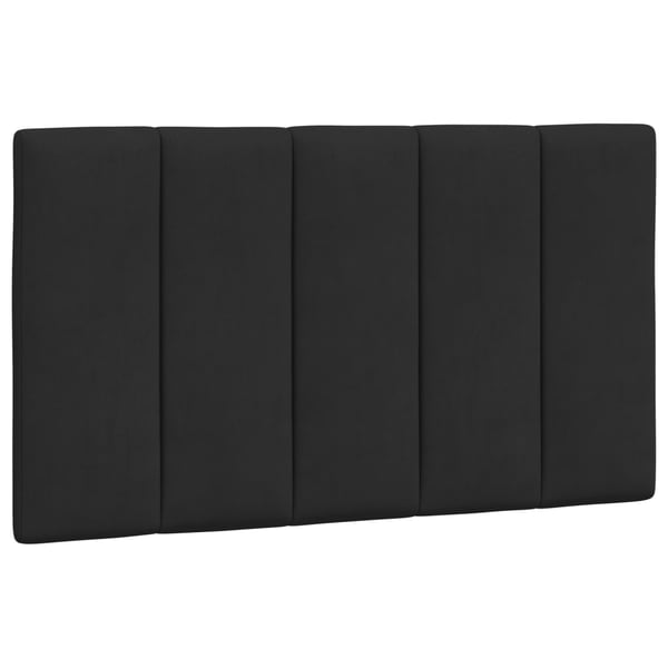 vidaXL seng med madras Hanko 90x200 cm velour sort