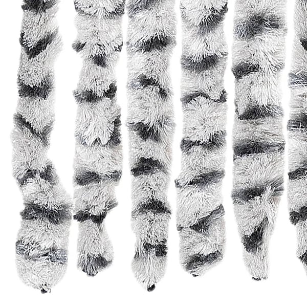 vidaXL Hyönteisverho vaalean- ja tummanharmaa 118x220 cm chenille