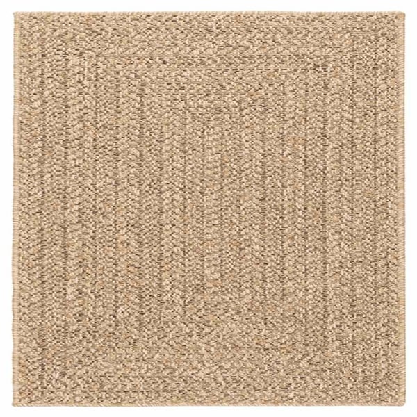 vidaXL Teppe ZIZUR 120x120 cm jute-utseende innendørs og utendørs