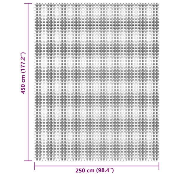 vidaXL Telttamatto kerma 4,5x2,5 m