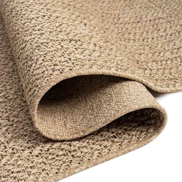 vidaXL Teppe ZIZUR 240x240 cm jute-utseende innendørs og utendørs