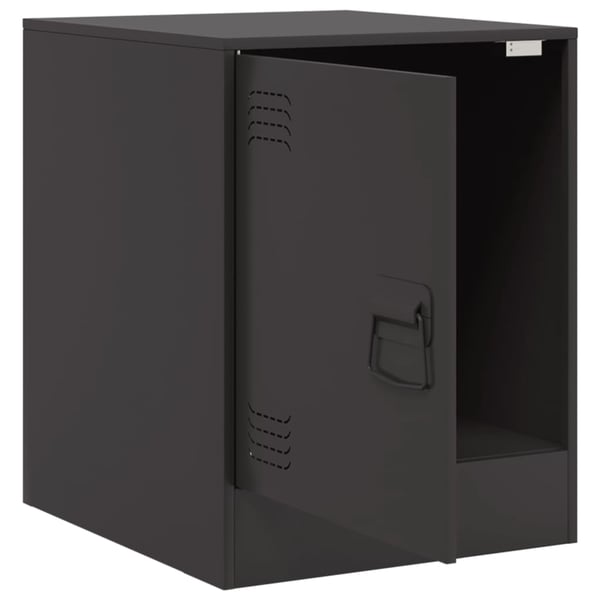 vidaXL sengeborde 2 stk. 34,5x39x44 cm stål sort