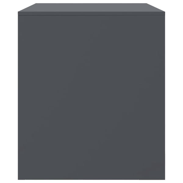 vidaXL tv-borde 2 stk. 67x39x44 cm stål antracitgrå
