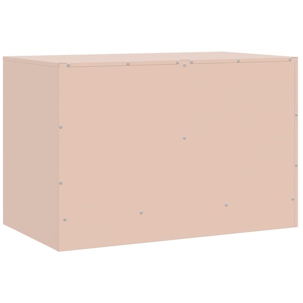 vidaXL tv-borde 2 stk. 67x39x44 cm stål lyserød
