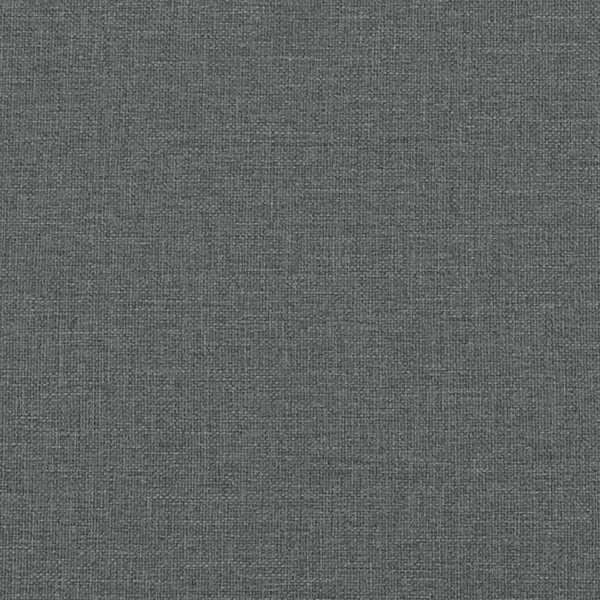 vidaXL seng med madras Dover 90x190 cm stof mørkegrå