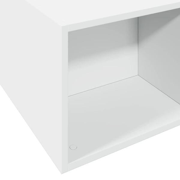 vidaXL Sengeramme hvit 135x190 cm konstruert tre