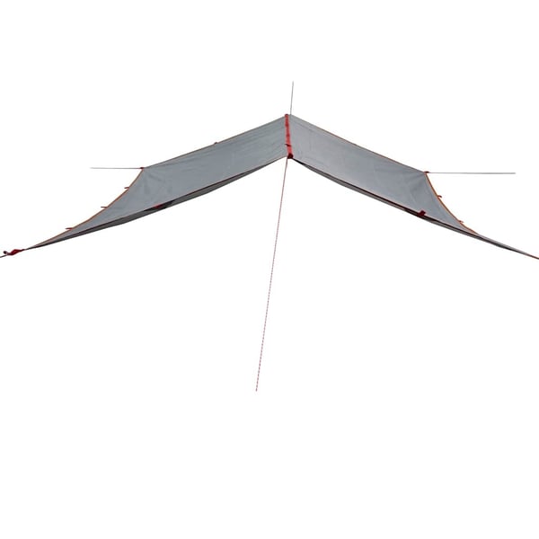 vidaXL tarp 360x294 cm vandtæt grå og orange