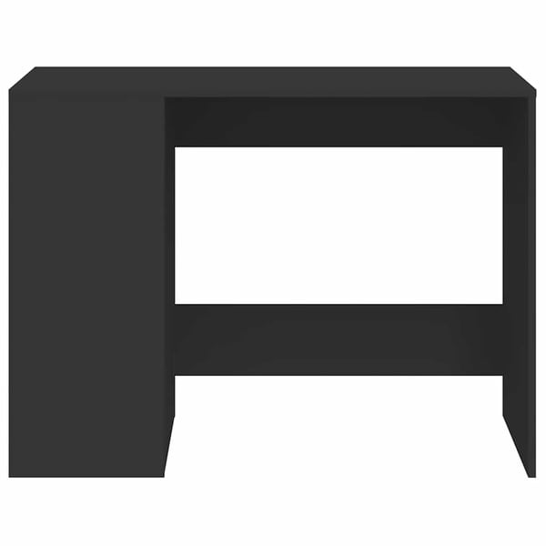 vidaXL Skrivebord svart 102x50x75 cm konstruert tre