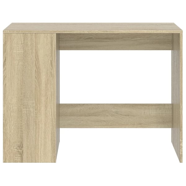 vidaXL skrivebord 102x50x75 cm konstrueret træ sonoma-eg