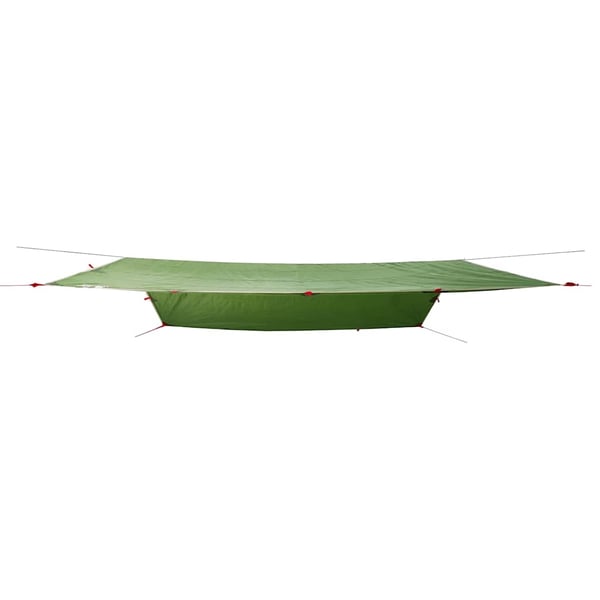 vidaXL Campingpresenning grønn 360x294 cm vanntett
