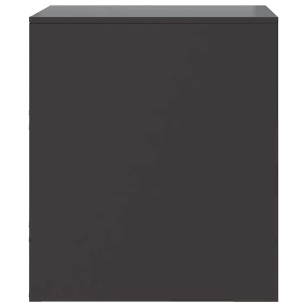 vidaXL sengeborde 2 stk. 34,5x39x44 cm stål sort