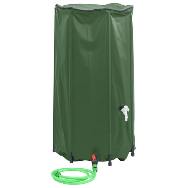 vidaXL vandtank med hane sammenfoldelig 100 l PVC
