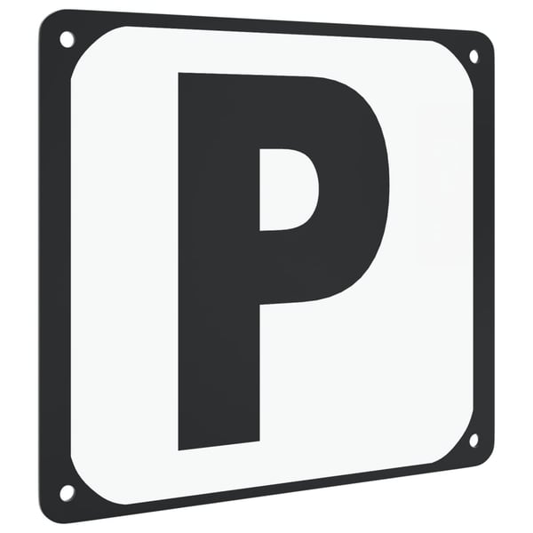 vidaXL Dressyrbokstäver 12 st stål