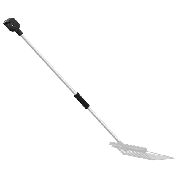 vidaXL Talikon varsi Ø11x114 cm hopea teräs