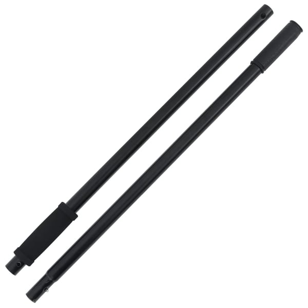 vidaXL Håndtak for høygaffel Ø3,5x127,5 cm svart stål