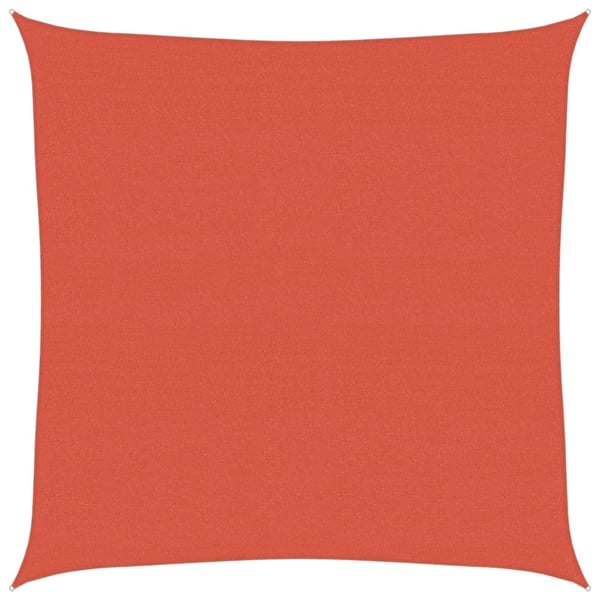 vidaXL solsejl 4,5x4,5 m 160 g/m² HDPE terrakottafarvet